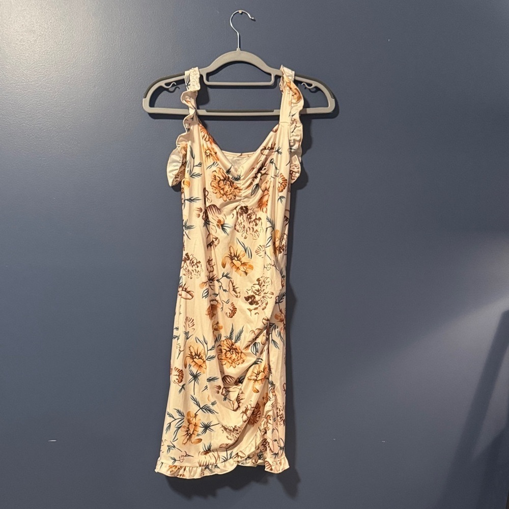 Floral Cream Dress